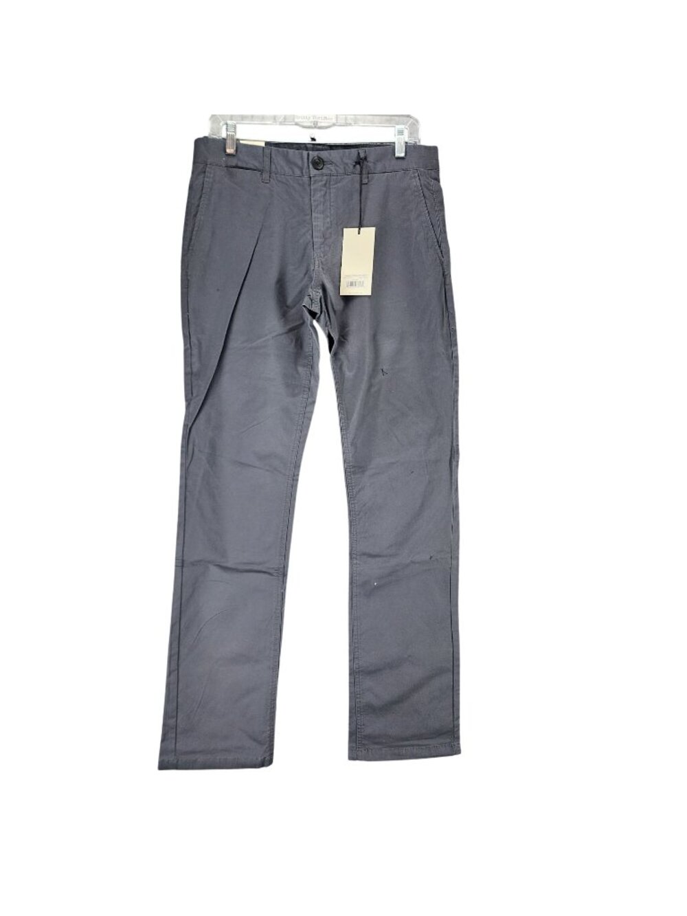 7 Diamonds Pants Mens 29x34 Gray Chino Stretch Mid Rise Straight Fit *NWT*